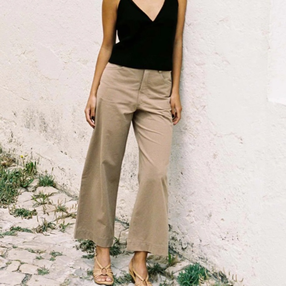 Harly Jae Pierrot Pants In Sand | Size S - Picture 2 of 12